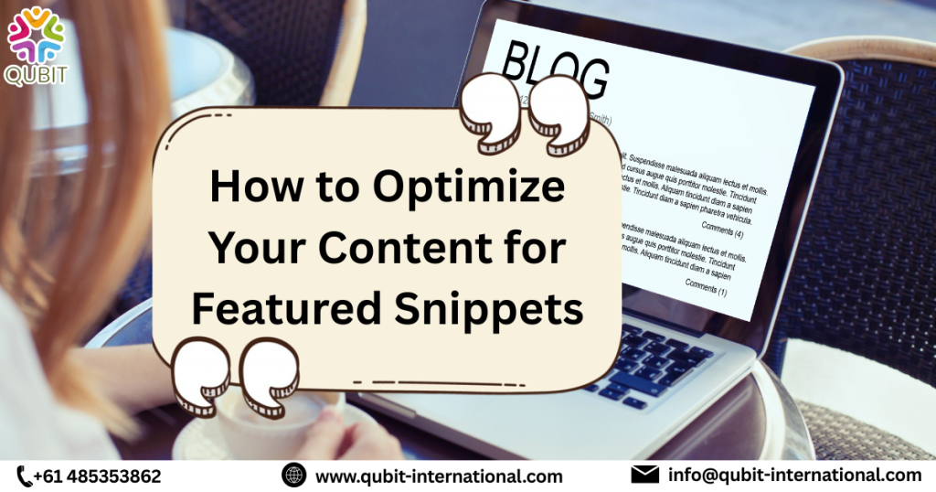 Content for Featured Snippets